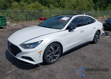2022 Hyundai Sonata Sel Plus z USA, uszkodzony, nr VIN KMHL44J26NA227747